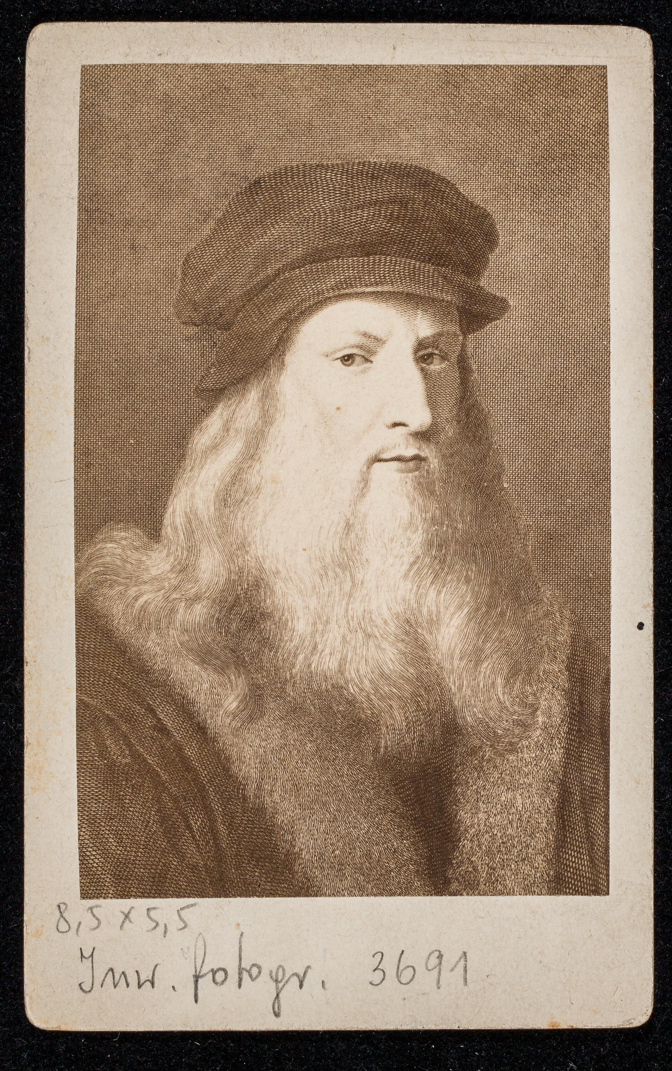portrait of Leonardo da Vinci